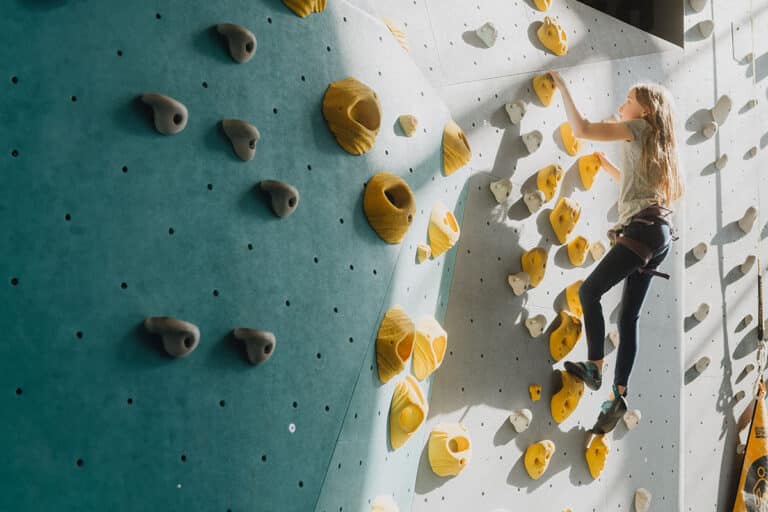 Girl Scouts earn their Climbing Adventure Badge at Climb So iLL.